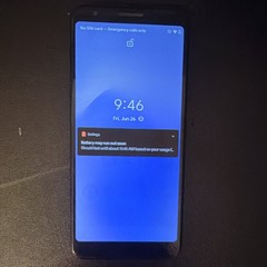 Google Pixel 3a 64GB Black Unlocked Android Bar Smartphone 12.2MP