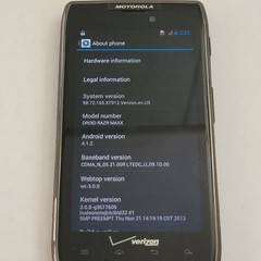 Motorola Droid RAZR MAXX XT912 (Verizon) 4G LTE Smartphone 4.3″, 16GB, 8MP