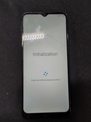 samsung Galaxy A02S Black smart Phone. For parts Only But Powers On
