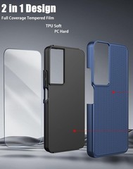 for TCL 50 XE 5G Phone Case, Military Grade Full Body Rugged cover Blue