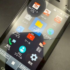 KYOCERA KYF42 BLACK GRATINA 4G WIFI KEITAI ANDROID FLIP PHONE UNLOCKED JAPAN