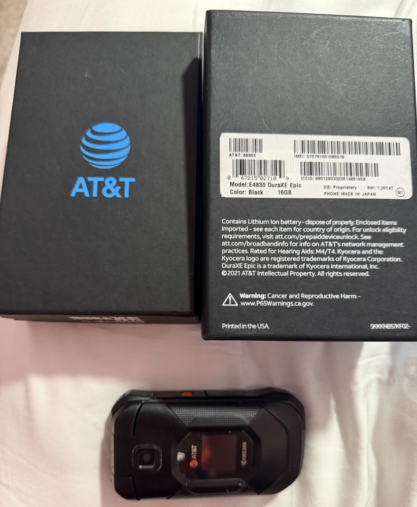 Kyocera E4830 DuraXE Epic 16GB 4G LTE AT&T Locked
