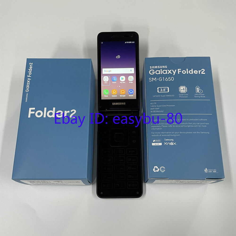Unlocked Samsung Galaxy Folder2 G160N Single SIM 16GB 2GB RAM New seal SmartPhon