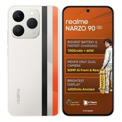 realme narzo 90 5G (Victory Gold, 6GB+128GB) | 7000mAh Biggest Battery IP69 Dust