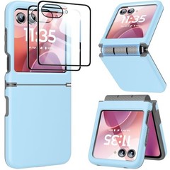 Slim Dual-Layer Hard PC & Soft TPU Case for Motorola Razr 2025/2024, Blue