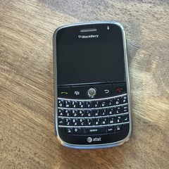 Blackberry Bold (9000) Black – UNTESTED / NO BATTERY / AS IS – SAME DAY SHIP