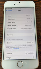 Unlocked Apple iPhone 8 – 256GB – Gold White – Excellent Cond – 79% Batt