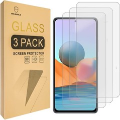 3-Pack Tempered Glass Screen Protectors for Xiaomi Redmi Note 10 Pro 5G 9H Hardn