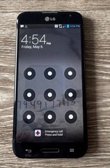 LG Optimus L90 D415 AT&T Smartphone For Parts Pattern Locked Powers On