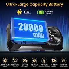 6.78″ FOSSiBOT F113 5G Rugged Smartphone Android 15 64MP Night Vision Outdoors