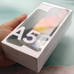 Original, unopened Samsung Galaxy A50 128GB fully unlocked dual SIM smartphone
