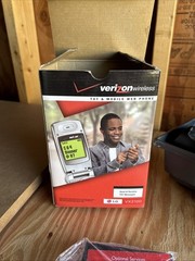 LG VX3100A Verizon Flip Phone Vintage Cell Phone Works Great Everything Included