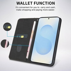 Wallet Case for Samsung Galaxy S25 FE 5G – PU Leather Flip Cover with Card Holde