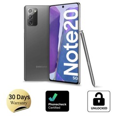 Samsung Galaxy Note 20 5G SM-N981U 128GB Mystic Gray (Unlocked) Smartphone US A+