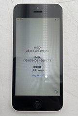 Apple iPhone 5c A1532 16GB Unlocked White 85% Battery Health Grade B