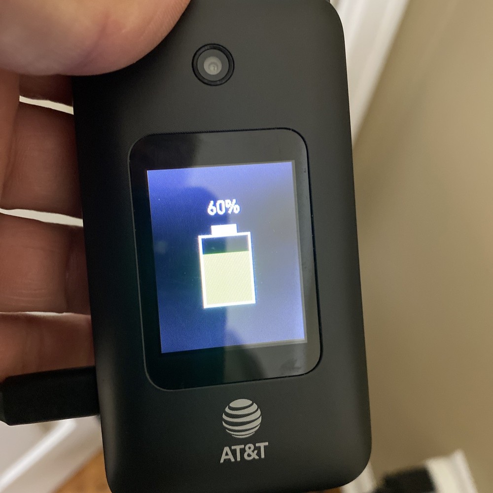 Alcatel Cingular Flip 4 IV U102AA – Black ( AT&T ) 4G VoLTE Phone – Great Shape