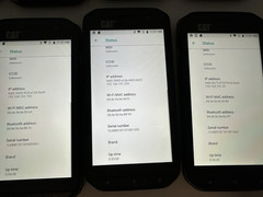 Lot of 5 CAT S48C – 32 GB – Black (Sprint) Android Rugged Smart Phones