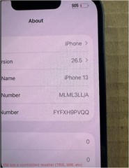 Apple iPhone 13 MLML3LL/A 128GB MIdnight Black TRACFONE SEE DETAILS