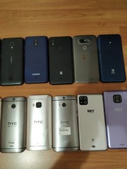 Lot of 40 Mixed Brand LG /hTC/BLU/SKY and other For parts