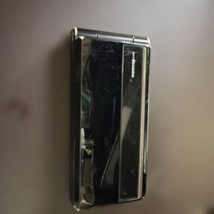 Panasonic NTT Docomo Phone Body Black Japanese Flp phone Garakei Keitai