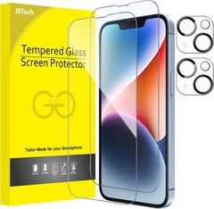 2PCS Full Coverage Screen Protector & Camera Lens Protector for iPhone 14 6.1 In