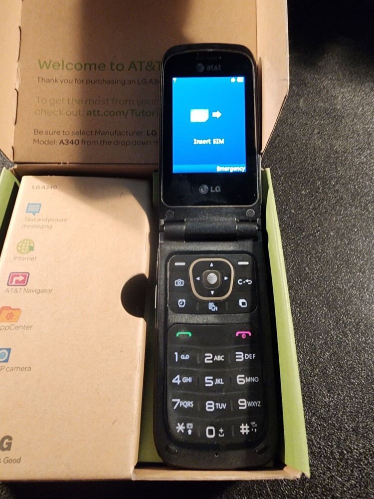 LG A340 (AT&T) Flip Camera Cell Phone – 3G GSM HSDPA –