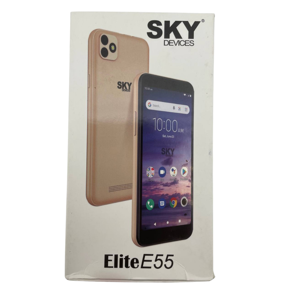 Sky Elite E55 Smartphone 8GB 4G LTE AT&T T-Mobile Android 5MP Camera 5.4 in Gray