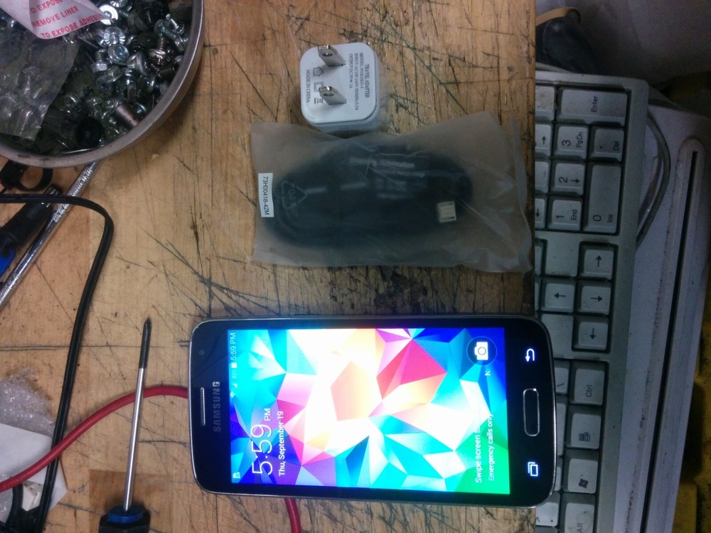 Samsung Galaxy Core LTE – 16 GB 4.4.2 SM-G386W – Black (Unlocked)