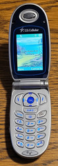 LG VX6000 – Silver and Blue ( U.S. Cellular ) Very Rare CDMA Flip Phone – READ