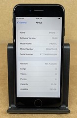 Apple iPhone 7 – 32 GB – Black (Unlocked) | A1660 | iOS 15.8.8 | MNAC2LL/A
