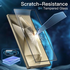 3PCS Full Coverage Screen Protector for Samsung Galaxy S24 Ultra 5G 6.8 Inch HD