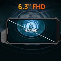 Global 4G LTE Android 13 Rugged Smartphone NFC Mobile Waterproof 128G UNIWA W999