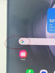 Samsung Galaxy Z Fold5 – 512 GB -Phantom Black (Unlocked)-Batt 98%- Screen Issue