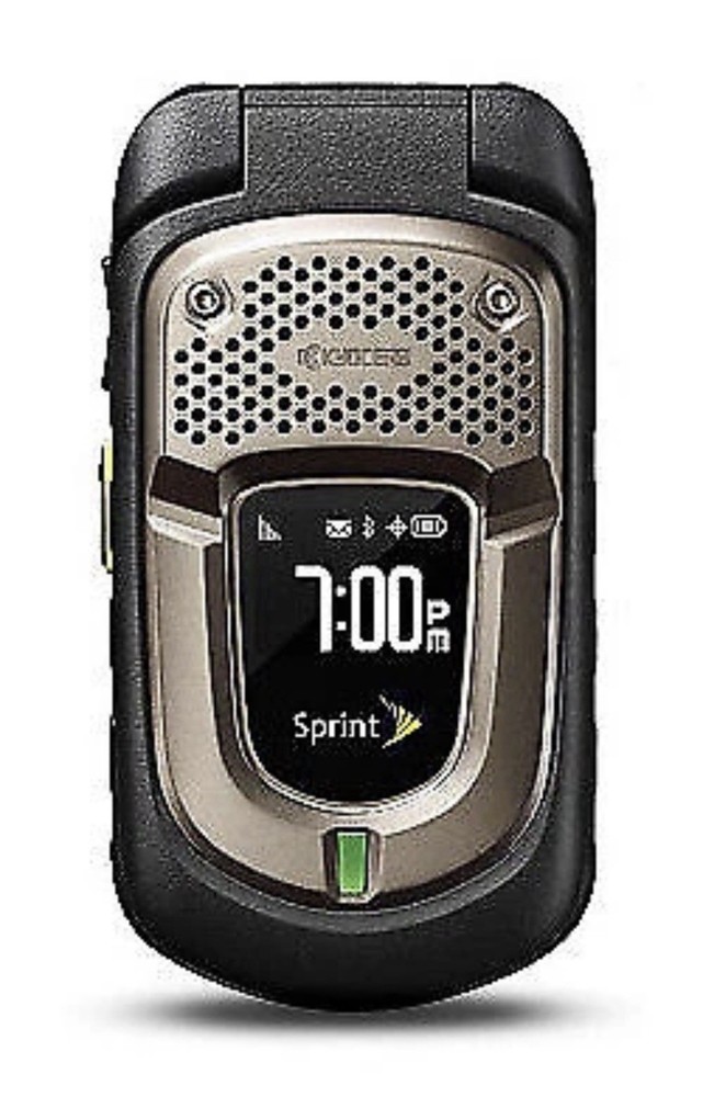 Kyocera Dura Flip Phone Sprint Rugged Cell Phone NEW No Box Basic Phone TESTED