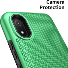 Designed for Cloud Mobile Stratus C8 Phone Case with Screen Protector, Green
