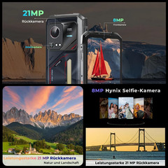 HOTWAV Hyper 7S 5G Outdoor Smartphone 16GB+256GB Android15 6,6” Phone Dual SIM