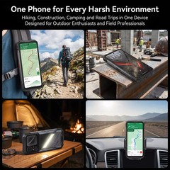 Rugged Smartphone HOTWAV Hyper 8 Pro 5G 12000 mAh 32GB+512GB 108MP 6.8in Phone
