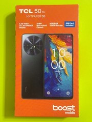 Boost Mobile Prepaid TCL 50 XL NXTPAPER 5G 6GB 128GB, New Sealed