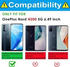 Oneplus Nord N200 5G Phone Case, Built in Screen Protector, Shockproof Case