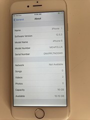 iPhone 6 pre-owned working Very Good 2015-2016