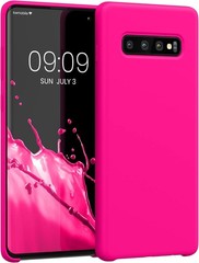 For Samsung Galaxy S10 Plus Case Double Layer Rubber TPU Slim Hybrid Case Red