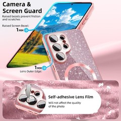 [2+2 PCS] Case & Screen Protectors for Samsung Galaxy S26 Ultra Slim Anti-Scratc