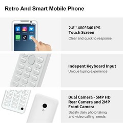 MINI QIN F21 PRO 4G LTE Android 11 Smartphone 2.8″ Touch Screen Keyboard Student