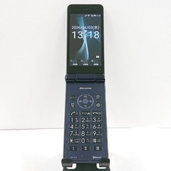 Sharp Aquos Mobile Sh-01J Docomo Blue Black Main Body C20413 Japanese Flip phone