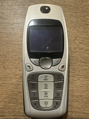 Nokia 3560 Gray and Black AT&T TDMA Cellular Phone Untested As Is