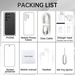 2026 Smartphone G25 Ultra 128G Dual SIM 5G Unlocked Android Cheap Mobile