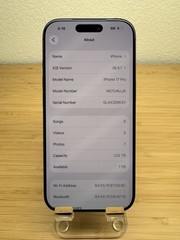 iPhone 17 Pro Blue 1TB Unlocked 8.5/10 Condition 89 Battery Cycle Count