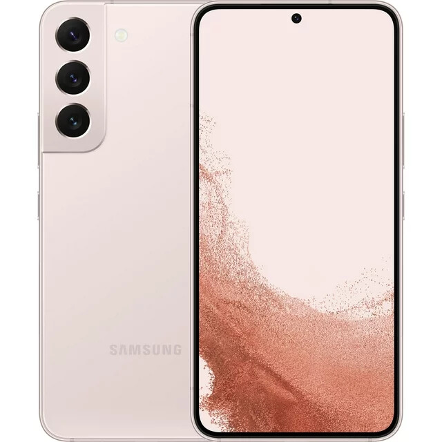 Samsung Galaxy S22 SM-S901U Unlocked 256GB Pink Gold A Light Burn
