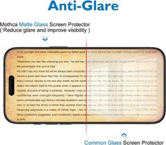 Anti-Glare Matte Glass Screen Protector for iPhone 15 & 16 6.1 Inch, Case Friend