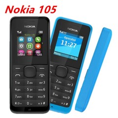 Original Nokia 105 Black FM Radio 2G GSM Good Quality Unlocked CellPhone